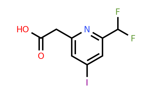 2-(Difluoromethyl)-4-iodopyridine-6-acetic acid