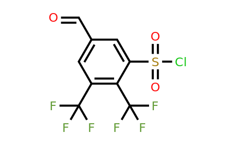 1806050-93-0 | 2,3-Bis(trifluoromethyl)-5-formylbenzenesulfonyl chloride