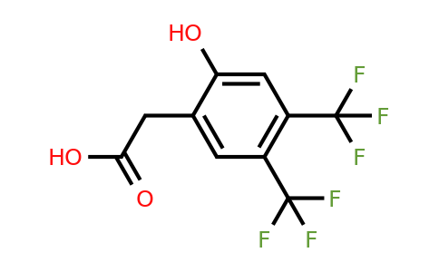 1806052-92-5 | 4,5-Bis(trifluoromethyl)-2-hydroxyphenylacetic acid
