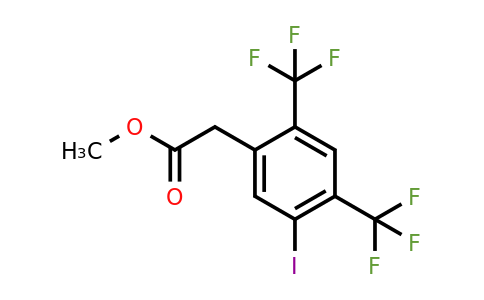 1806055-37-7 | Methyl 2,4-bis(trifluoromethyl)-5-iodophenylacetate