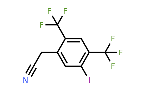 1806055-63-9 | 2,4-Bis(trifluoromethyl)-5-iodophenylacetonitrile