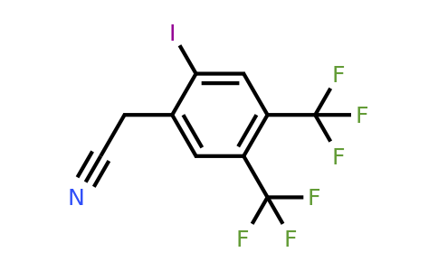 1806055-86-6 | 4,5-Bis(trifluoromethyl)-2-iodophenylacetonitrile