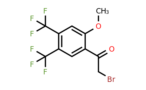 1806056-81-4 | 4',5'-Bis(trifluoromethyl)-2'-methoxyphenacyl bromide