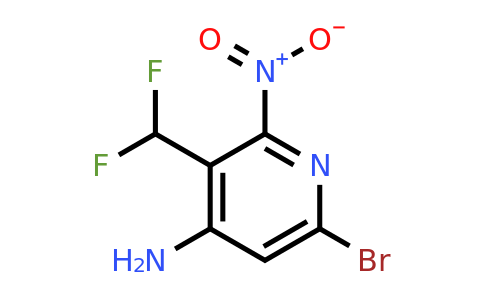 4-Amino-6-bromo-3-(difluoromethyl)-2-nitropyridine
