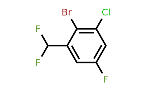 1806058-32-1 | 2-Bromo-3-chloro-5-fluorobenzodifluoride