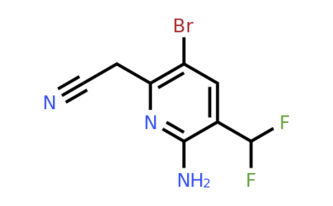 1806058-58-1 | 2-Amino-5-bromo-3-(difluoromethyl)pyridine-6-acetonitrile