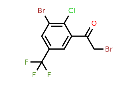 1806059-82-4 | 3'-Bromo-2'-chloro-5'-(trifluoromethyl)phenacyl bromide
