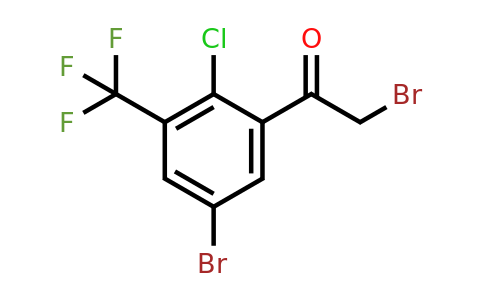 1806059-87-9 | 5'-Bromo-2'-chloro-3'-(trifluoromethyl)phenacyl bromide
