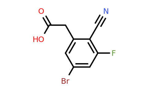 1806062-01-0 | 5-Bromo-2-cyano-3-fluorophenylacetic acid