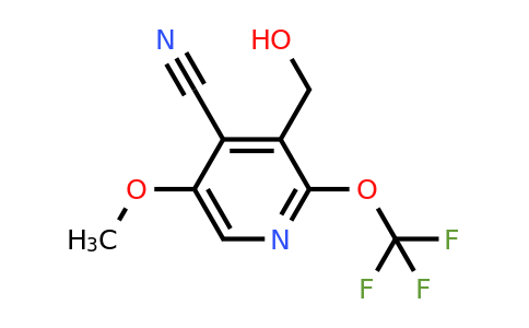 4-Cyano-5-methoxy-2-(trifluoromethoxy)pyridine-3-methanol