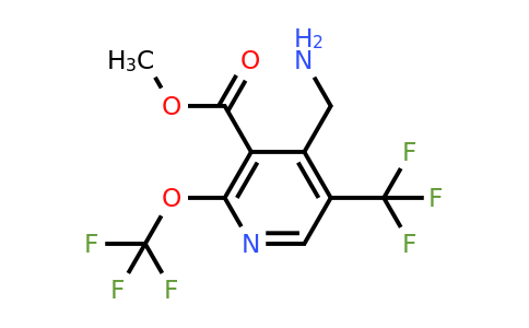 1806067-46-8 | Methyl 4-(aminomethyl)-2-(trifluoromethoxy)-5-(trifluoromethyl)pyridine-3-carboxylate
