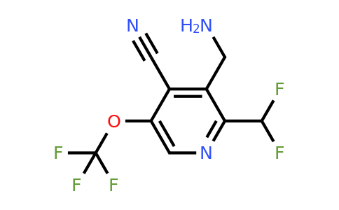 3-(Aminomethyl)-4-cyano-2-(difluoromethyl)-5-(trifluoromethoxy)pyridine