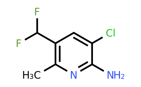 1806070-47-2 | 2-Amino-3-chloro-5-(difluoromethyl)-6-methylpyridine