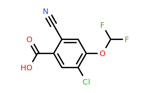1806072-04-7 | 5-Chloro-2-cyano-4-(difluoromethoxy)benzoic acid