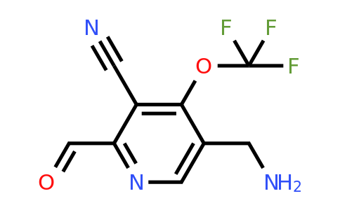 5-(Aminomethyl)-3-cyano-4-(trifluoromethoxy)pyridine-2-carboxaldehyde