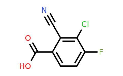 1806073-55-1 | 3-Chloro-2-cyano-4-fluorobenzoic acid