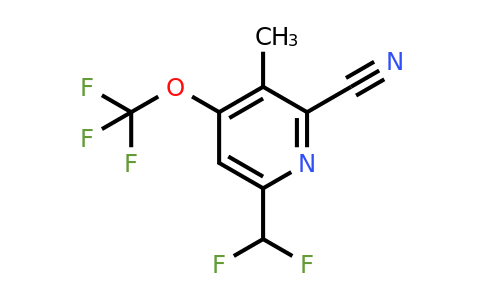 1806074-55-4 | 2-Cyano-6-(difluoromethyl)-3-methyl-4-(trifluoromethoxy)pyridine