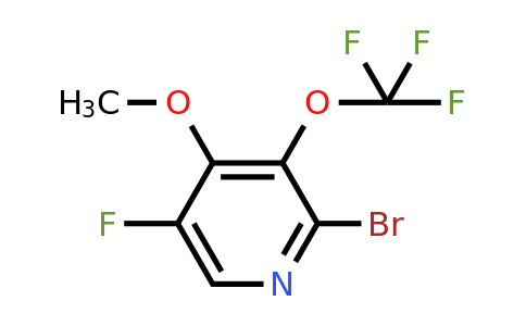 2-Bromo-5-fluoro-4-methoxy-3-(trifluoromethoxy)pyridine