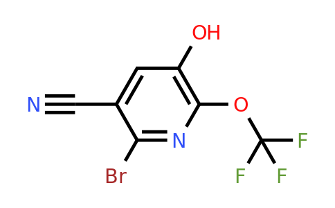 2-Bromo-3-cyano-5-hydroxy-6-(trifluoromethoxy)pyridine