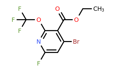 1806081-77-5 | Ethyl 4-bromo-6-fluoro-2-(trifluoromethoxy)pyridine-3-carboxylate