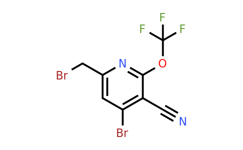 4-Bromo-6-(bromomethyl)-3-cyano-2-(trifluoromethoxy)pyridine