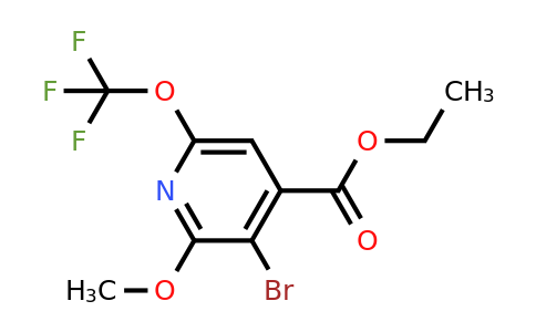 1806089-33-7 | Ethyl 3-bromo-2-methoxy-6-(trifluoromethoxy)pyridine-4-carboxylate