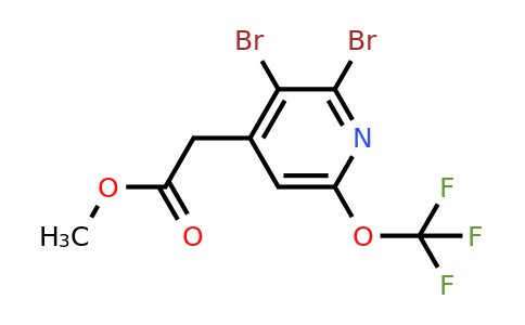 Methyl 2,3-dibromo-6-(trifluoromethoxy)pyridine-4-acetate