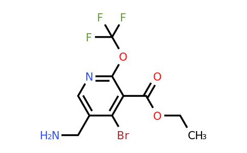 1806095-76-0 | Ethyl 5-(aminomethyl)-4-bromo-2-(trifluoromethoxy)pyridine-3-carboxylate