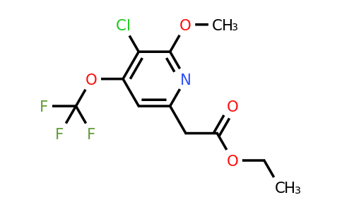 1806096-27-4 | Ethyl 3-chloro-2-methoxy-4-(trifluoromethoxy)pyridine-6-acetate