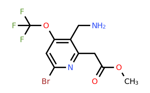 1806096-73-0 | Methyl 3-(aminomethyl)-6-bromo-4-(trifluoromethoxy)pyridine-2-acetate