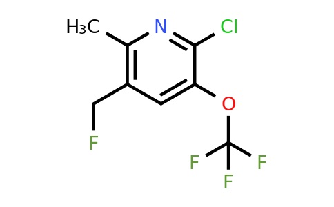 2-Chloro-5-(fluoromethyl)-6-methyl-3-(trifluoromethoxy)pyridine