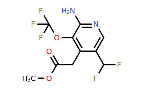 1806098-25-8 | Methyl 2-amino-5-(difluoromethyl)-3-(trifluoromethoxy)pyridine-4-acetate
