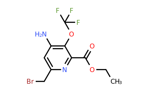 1806103-74-1 | Ethyl 4-amino-6-(bromomethyl)-3-(trifluoromethoxy)pyridine-2-carboxylate
