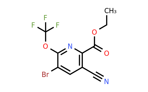 1806105-30-5 | Ethyl 3-bromo-5-cyano-2-(trifluoromethoxy)pyridine-6-carboxylate