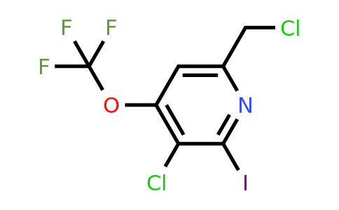 3-Chloro-6-(chloromethyl)-2-iodo-4-(trifluoromethoxy)pyridine
