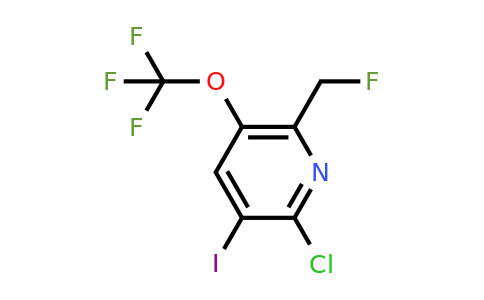 1806107-48-1 | 2-Chloro-6-(fluoromethyl)-3-iodo-5-(trifluoromethoxy)pyridine