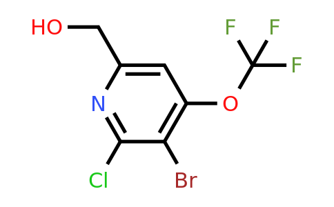 1806108-46-2 | 3-Bromo-2-chloro-4-(trifluoromethoxy)pyridine-6-methanol