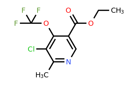 Ethyl 3-chloro-2-methyl-4-(trifluoromethoxy)pyridine-5-carboxylate