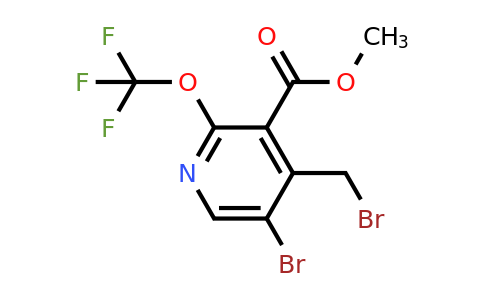 Methyl 5-bromo-4-(bromomethyl)-2-(trifluoromethoxy)pyridine-3-carboxylate
