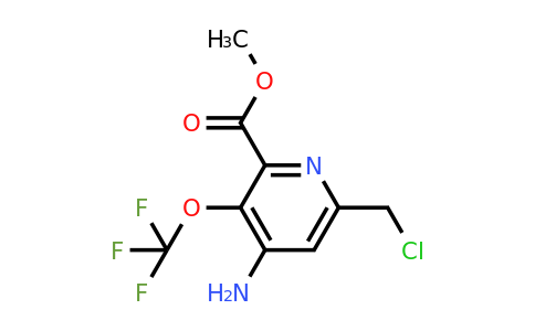 1806127-98-9 | Methyl 4-amino-6-(chloromethyl)-3-(trifluoromethoxy)pyridine-2-carboxylate