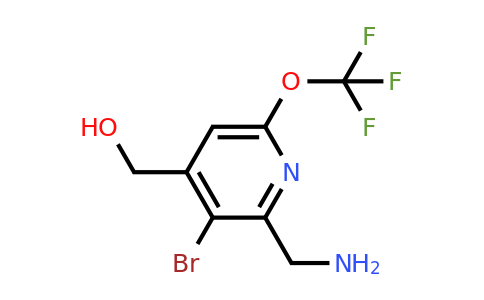 2-(Aminomethyl)-3-bromo-6-(trifluoromethoxy)pyridine-4-methanol