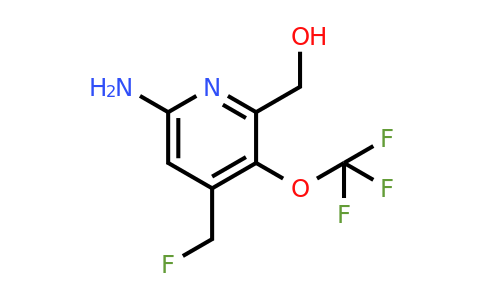6-Amino-4-(fluoromethyl)-3-(trifluoromethoxy)pyridine-2-methanol