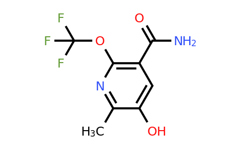 1806132-22-8 | 3-Hydroxy-2-methyl-6-(trifluoromethoxy)pyridine-5-carboxamide