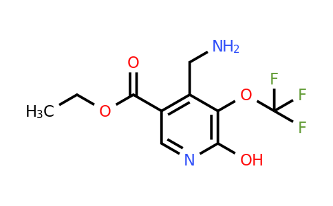 Ethyl 4-(aminomethyl)-2-hydroxy-3-(trifluoromethoxy)pyridine-5-carboxylate