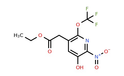 Ethyl 3-hydroxy-2-nitro-6-(trifluoromethoxy)pyridine-5-acetate