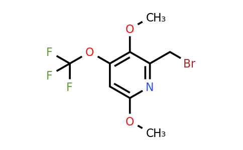 2-(Bromomethyl)-3,6-dimethoxy-4-(trifluoromethoxy)pyridine