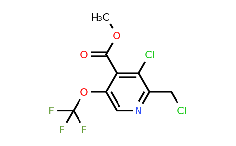 1806142-56-2 | Methyl 3-chloro-2-(chloromethyl)-5-(trifluoromethoxy)pyridine-4-carboxylate