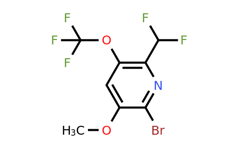 2-Bromo-6-(difluoromethyl)-3-methoxy-5-(trifluoromethoxy)pyridine