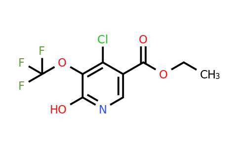 Ethyl 4-chloro-2-hydroxy-3-(trifluoromethoxy)pyridine-5-carboxylate