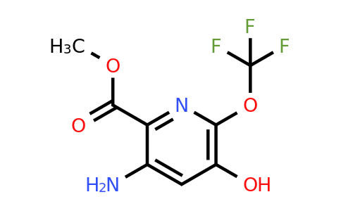 1806143-75-8 | Methyl 3-amino-5-hydroxy-6-(trifluoromethoxy)pyridine-2-carboxylate